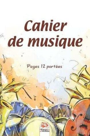 Cover of Cahier de musique 12 portees
