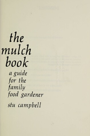 Cover of Mulch Book