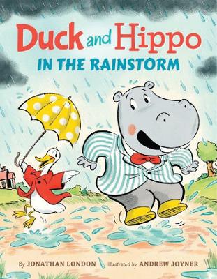 Book cover for Duck and Hippo in the Rainstorm