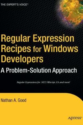 Cover of Regular Expression Recipes for Windows Developers