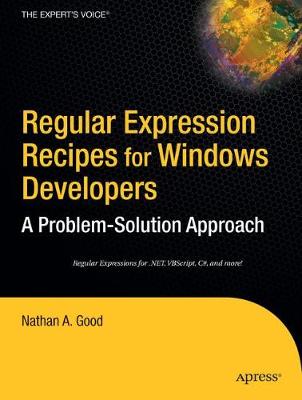 Book cover for Regular Expression Recipes for Windows Developers