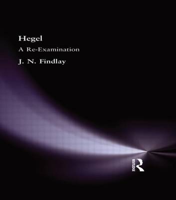 Book cover for Hegel: A Re-Examination