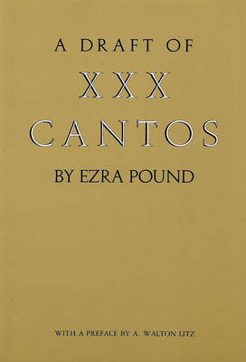 Book cover for A Draft of XXX Cantos