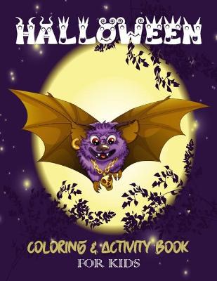 Book cover for Halloween Coloring & activity Book for Kids