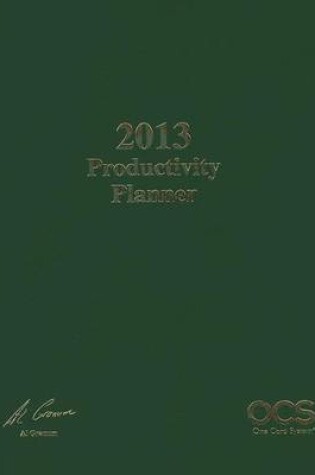Cover of 2013 Productivity Planner