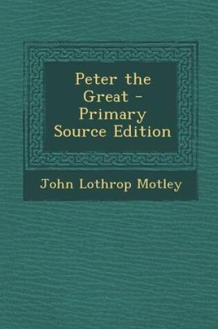 Cover of Peter the Great