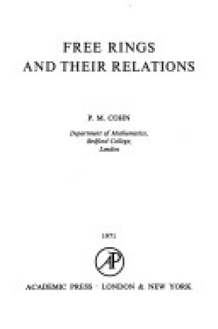 Cover of Free Rings and Their Relations