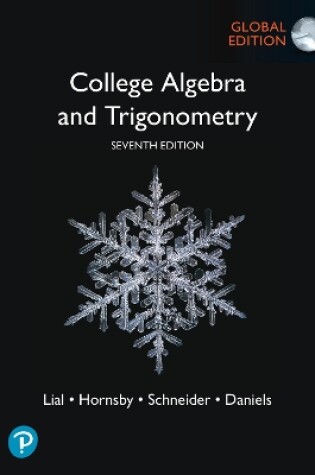 Cover of Algebra and Trigonometry, eText, Global Edition