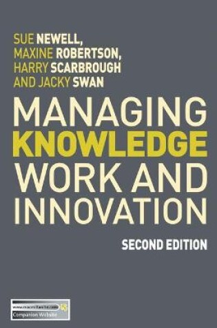 Cover of Managing Knowledge Work and Innovation