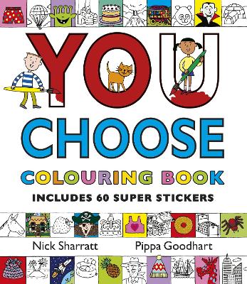 Book cover for You Choose: Colouring Book with Stickers
