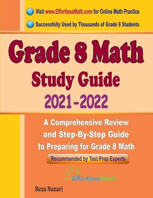 Book cover for Grade 8 Math Study Guide 2021 - 2022