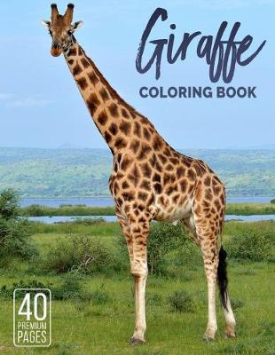 Book cover for Giraffe Coloring Book