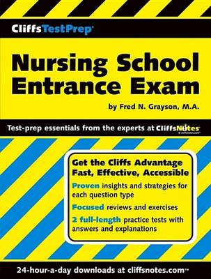 Book cover for Cliffstestprep Nursing School Entrance Exam