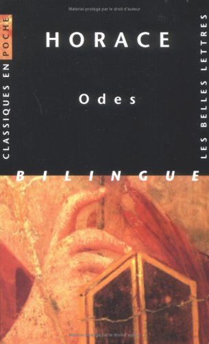 Book cover for Horace, Odes