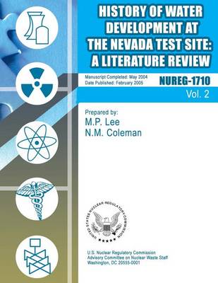 Book cover for History of Water Development at the Nevada Test Site