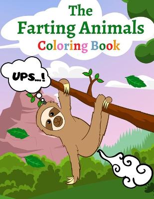 Book cover for The Farting Animals Coloring Book