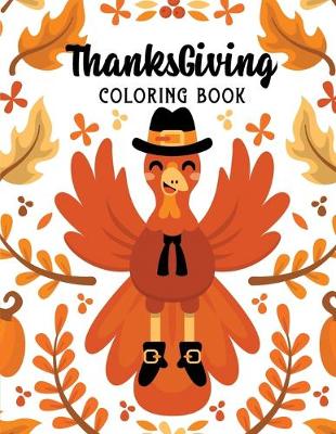 Book cover for ThanksGiving Coloring Book