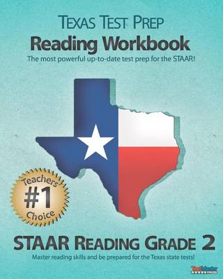 Book cover for Texas Test Prep Reading Workbook Staar Reading Grade 2