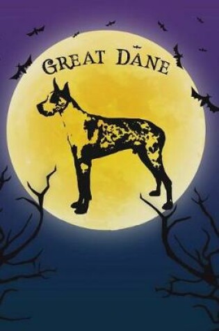 Cover of Great Dane Notebook Halloween Journal