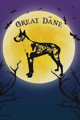 Book cover for Great Dane Notebook Halloween Journal