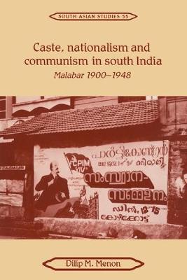 Book cover for Caste, Nationalism and Communism in South India