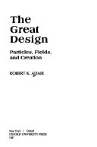 Cover of The Great Design