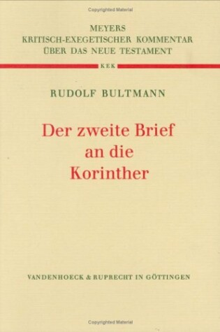 Cover of Der Zweite Brief an Die Korinther