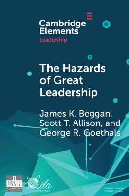Book cover for The Hazards of Great Leadership