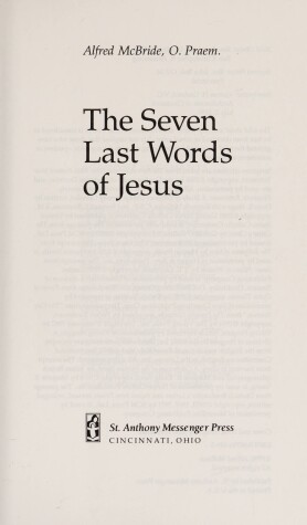 Book cover for Seven Last Words of Jesus