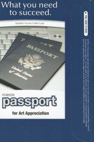 Cover of Pearson Passport -- Standalone Access Card -- for Art Appreciation