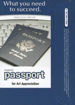 Book cover for Pearson Passport -- Standalone Access Card -- for Art Appreciation