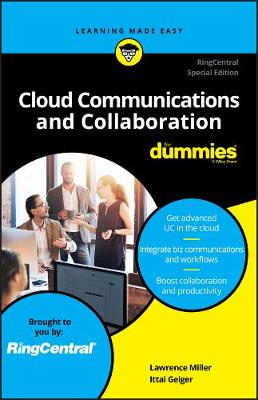 Book cover for Cloud Communications and Collaboration for Dummies, Ringcentral Special Edition (Custom)