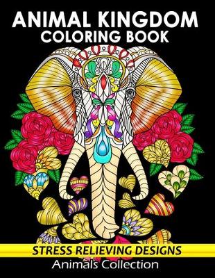 Book cover for Animal Kingdom Coloring Book