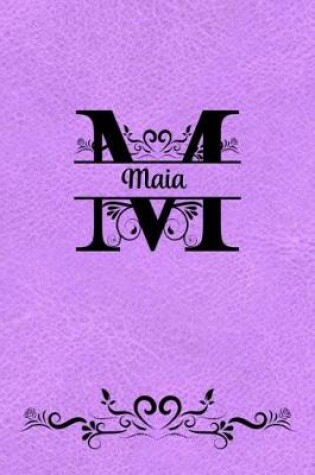 Cover of Split Letter Personalized Journal - Maia