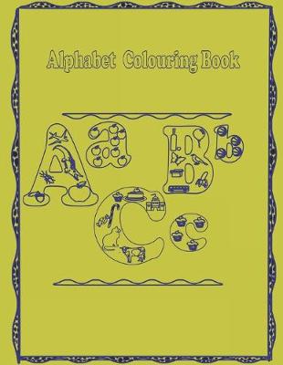 Book cover for Alphabet Colouring Book