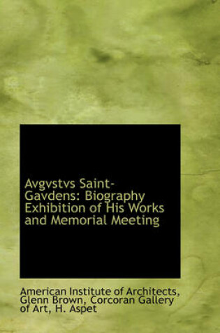 Cover of Avgvstvs Saint-Gavdens