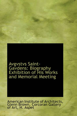 Book cover for Avgvstvs Saint-Gavdens