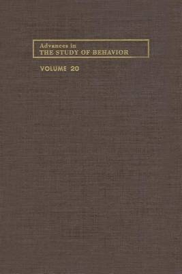 Cover of Advances in the Study of Behavior V 20