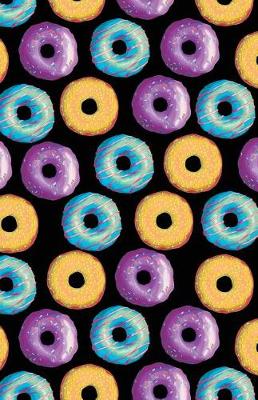 Cover of Journal Notebook Funky Iced Doughnuts Pattern 2