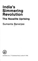 Book cover for India's Simmering Revolution