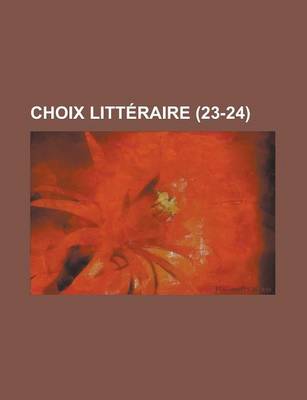 Book cover for Choix Litteraire (23-24)