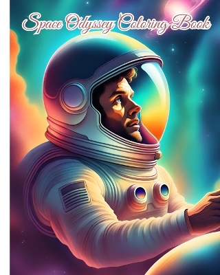 Book cover for Space Odyssey Coloring Book For Children