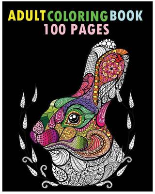 Book cover for Adult Coloring Book: 100 Pages