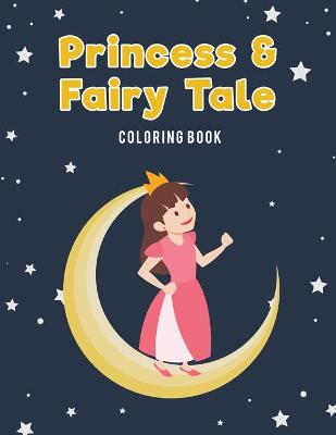 Book cover for Princess & Fairy Tale Jumbo Coloring Book