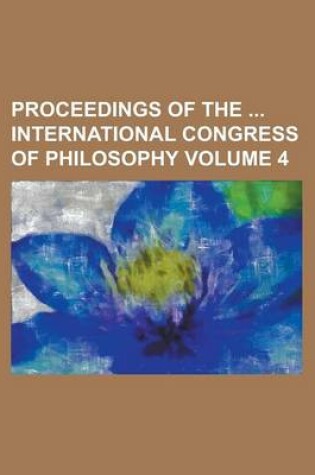 Cover of Proceedings of the International Congress of Philosophy (4)