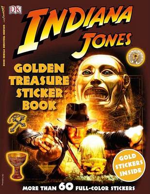 Book cover for Indiana Jones Golden Treasure Sticker Book