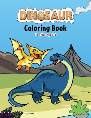 Book cover for Dinosaur Coloring Book