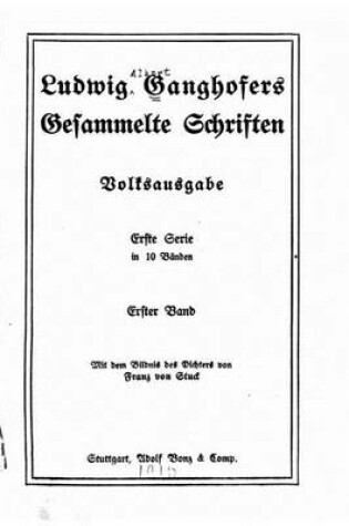 Cover of Ludwig Ganghofers Gesammelte Schriften