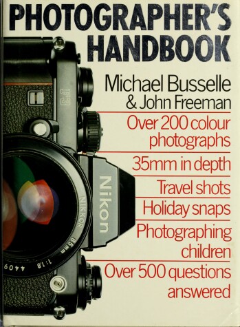 Book cover for Photographer's Handbook