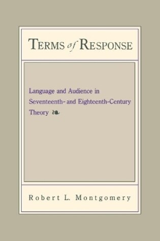 Cover of Terms of Response